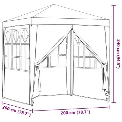 Pavillon zelt faltpavillon mit - zelt,