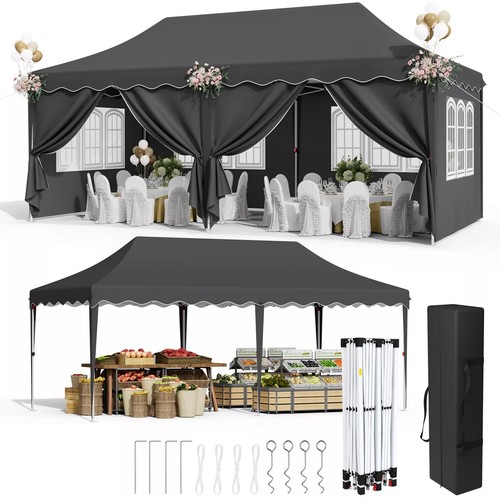Faltpavillon 6x3m pavillon mit - pavillon,