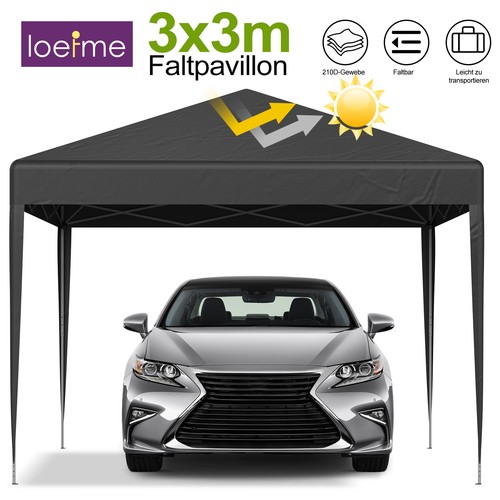 Pavillon 3x3m wasserdicht - 3x3m,