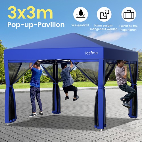 Pavillon pop up - 3x,