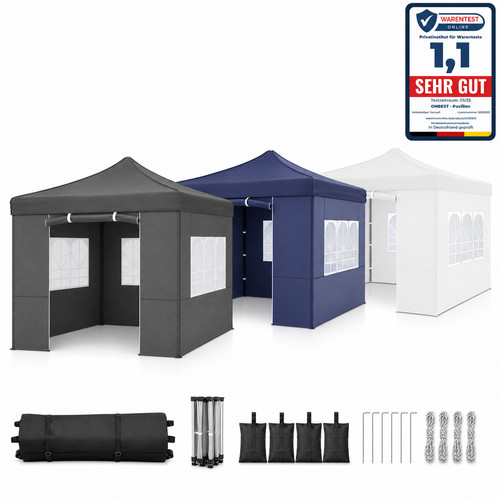 Pavillon wasserdicht 3x3 - 3x3, m