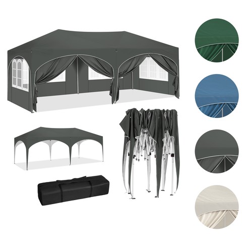 Faltpavillon 3x6m pop mit 6 - faltpavillon,