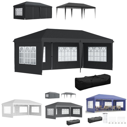 Outsunny faltpavillon 6 x - outsunny, ca.