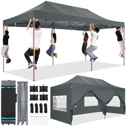 Faltpavillon 3x6m wasserdicht - 3x6m,